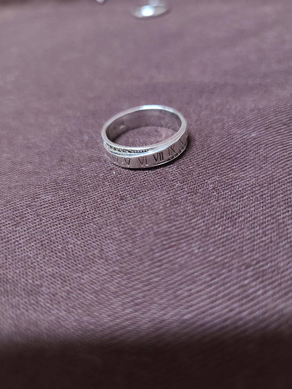 실버925 로마숫자반지