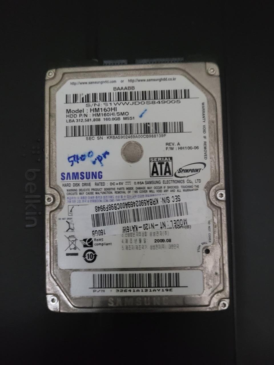 삼성 sata 하드 128기가 팝니다