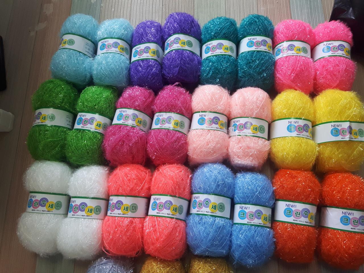 국내산 수세미실 크린수세미