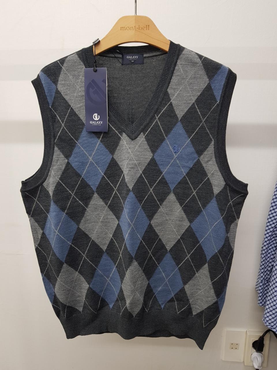 새제품 갤럭시 남성 니트조끼