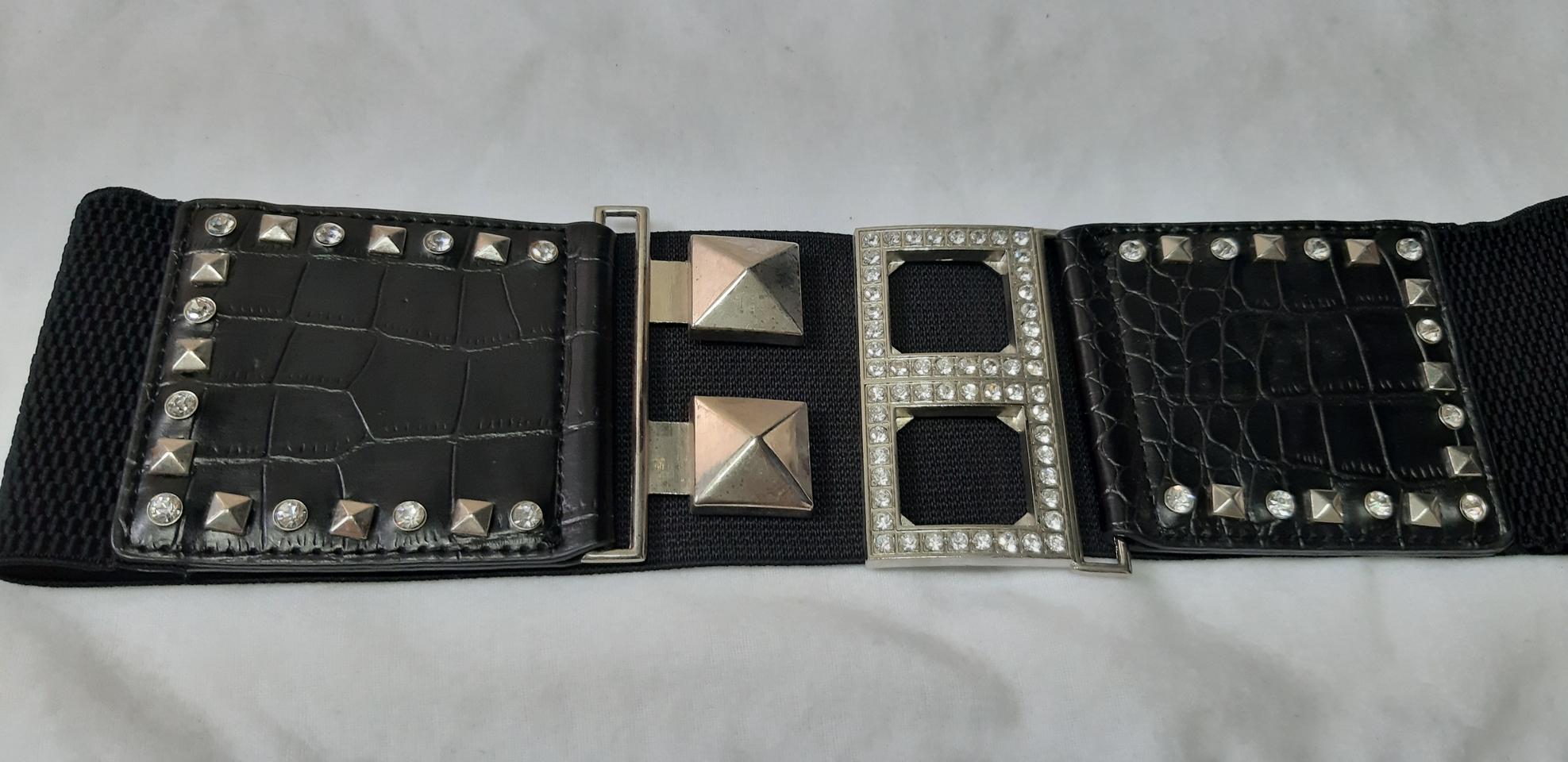 여성 큐빅 밴드벨트