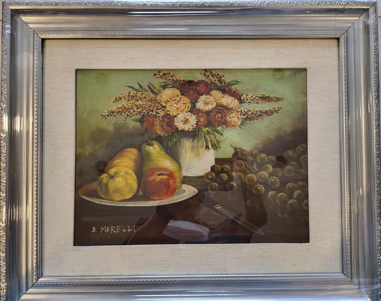 프랑스 작가 미렐리의 수작 정물유화 6호F
