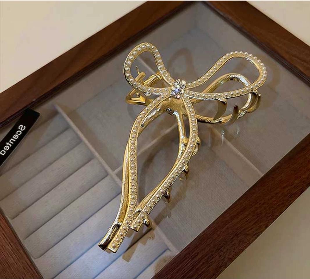 나빌레라 리본집게핀 올림핀 10센치