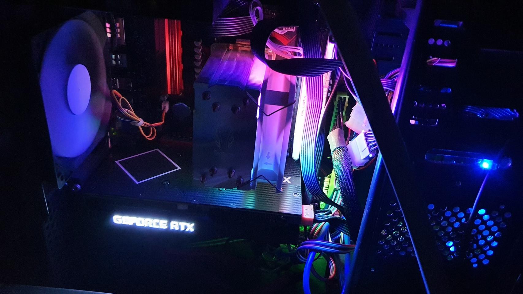 게임용 컴퓨터(3060ti) 32인치 모니터 키마풀셋