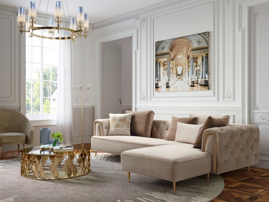 모던 베이지 쇼파