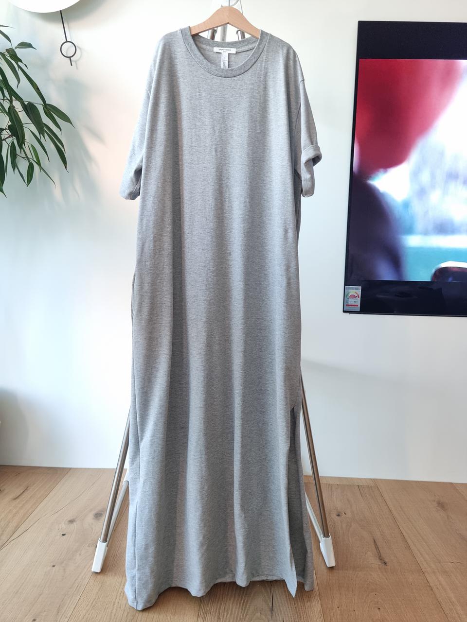 면 롱 원피스 빅사이즈 팝니다.그레이색상