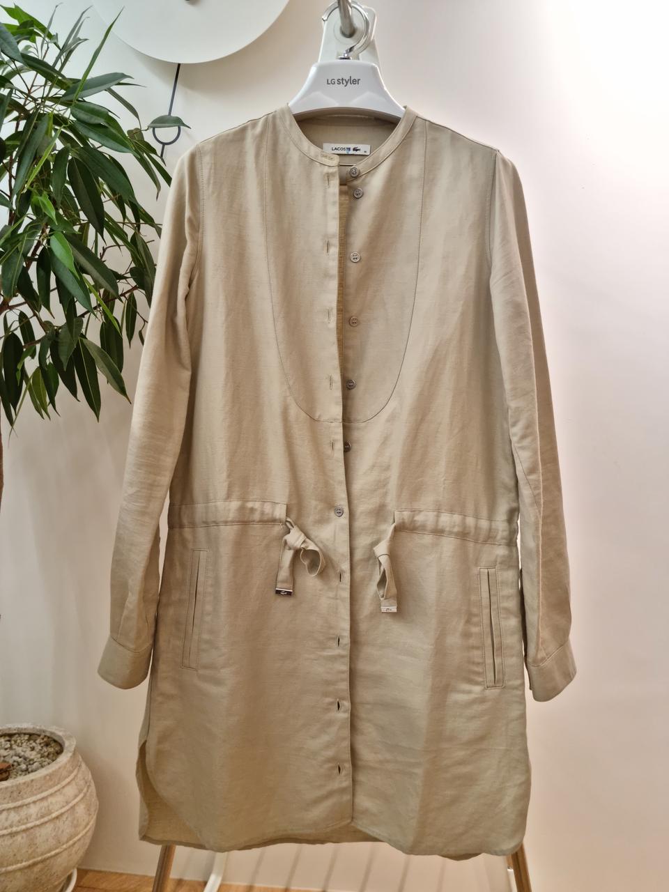 라코스테 린넨 트렌치자켓.원피스 36 팝니다.