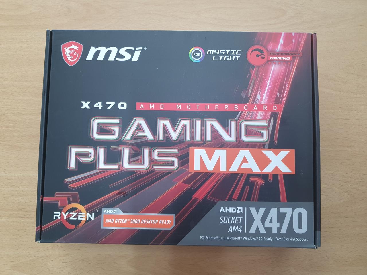 3300x + x470 gaming plus max