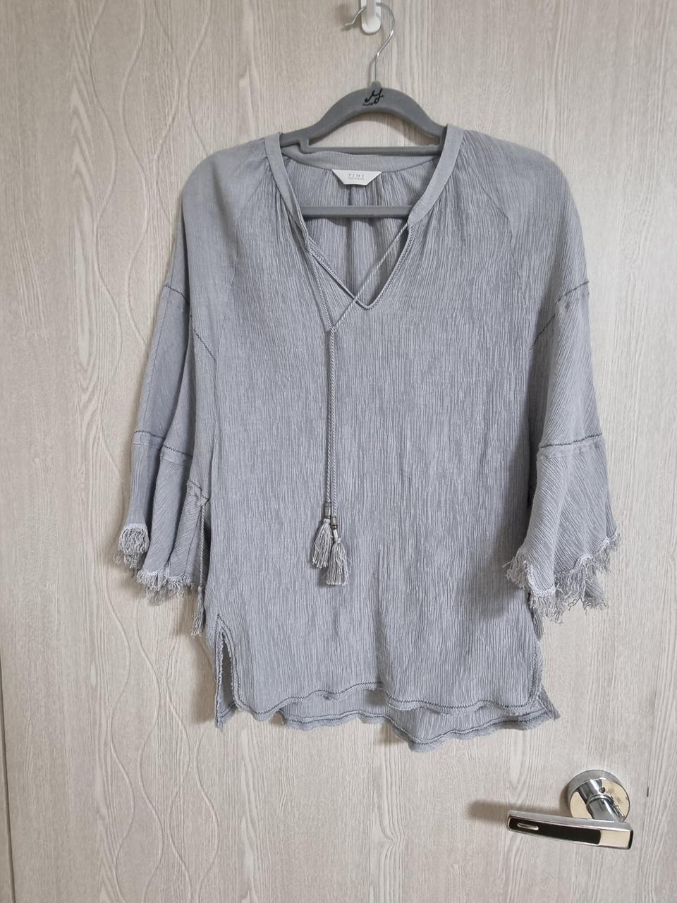 타임 정품 히피 블라우스