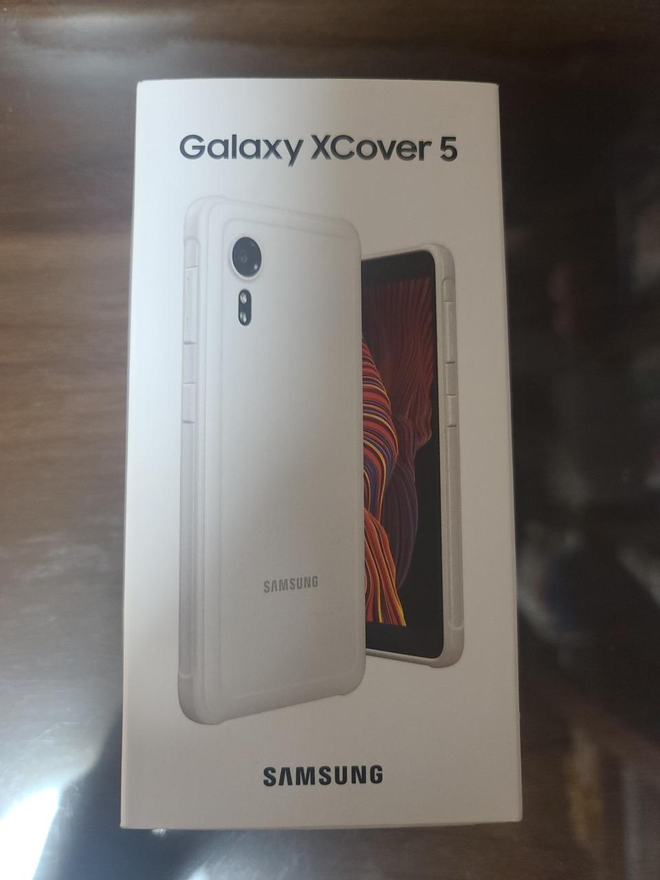 갤럭시 엑스커버 5 화이트 미사용 풀박스 정상해지 무상AS가능