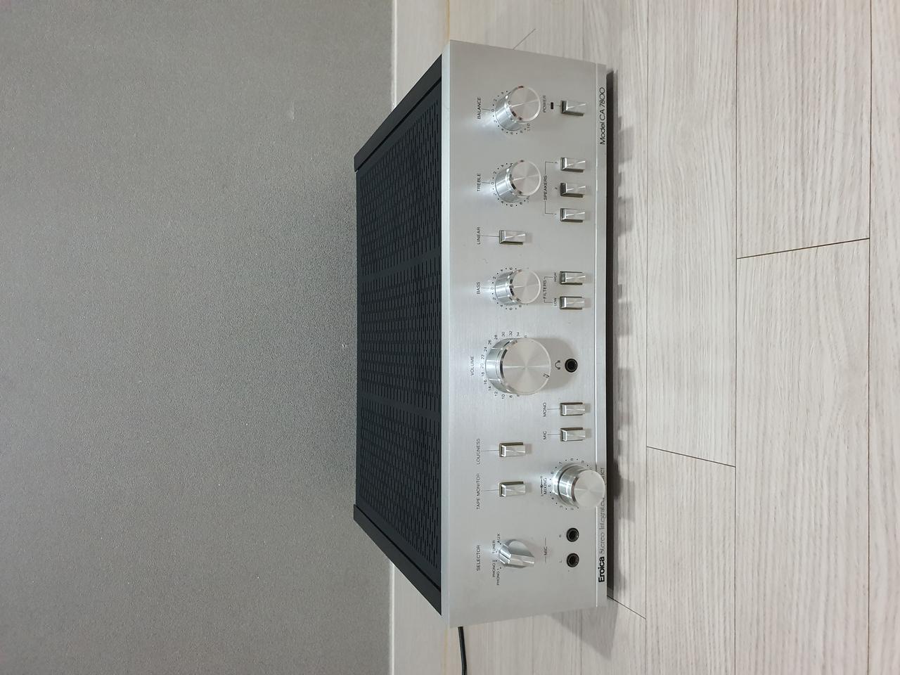 에로이카 최상위 인티엠프 CA-7800 == 풀오버홀 == 1