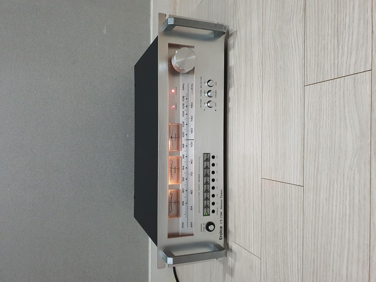 천일사 제조 에로이카 아날로그 튜너 CT-7700 == A급 = 1