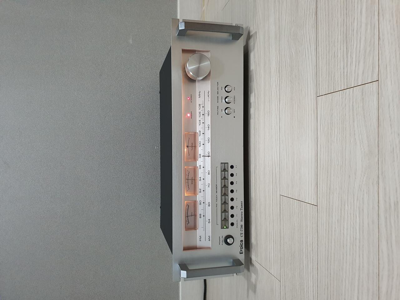 천일사 제조 에로이카 아날로그 튜너CT-7700 == 풀오버홀 = 1