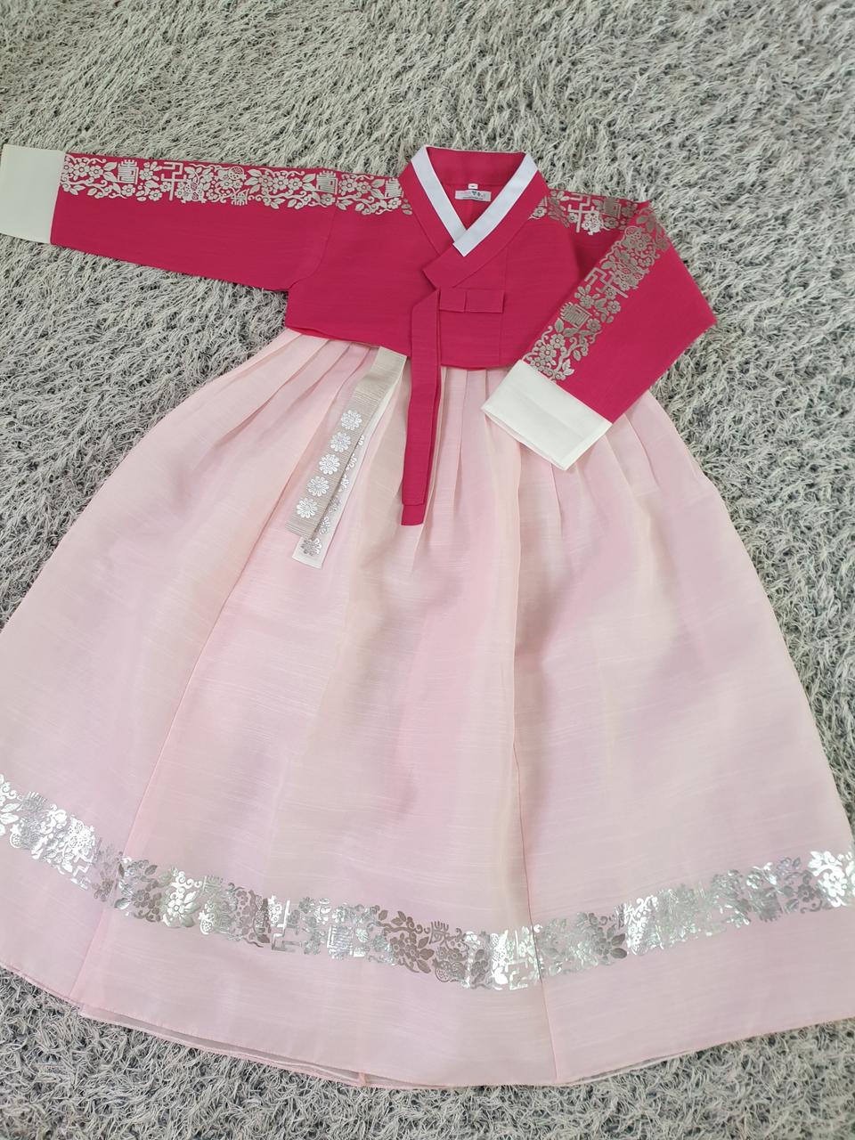 여아한복6호 새상품 치마 저고리 향대