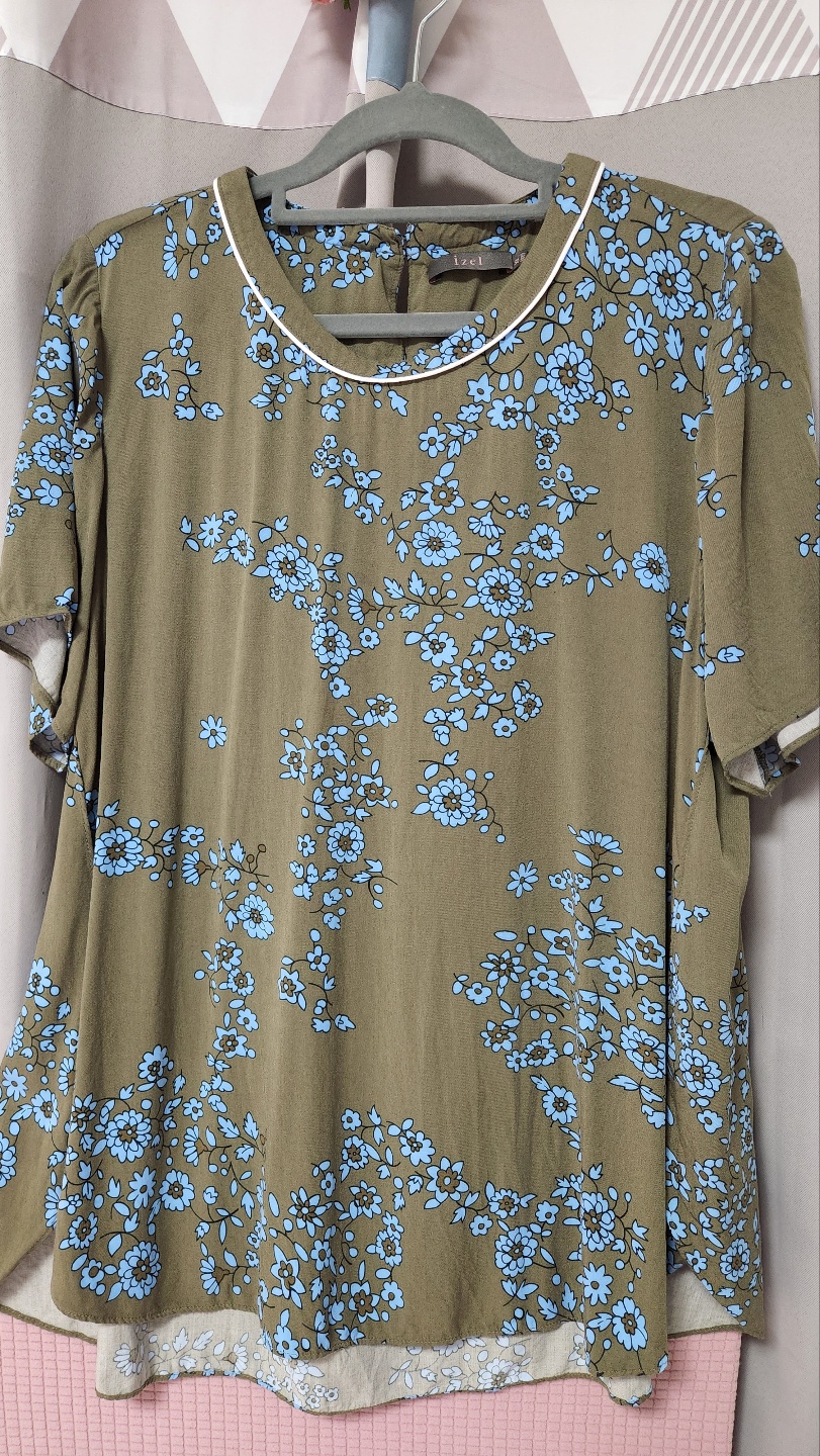 꽃무늬블라우스88(새상품.택포)