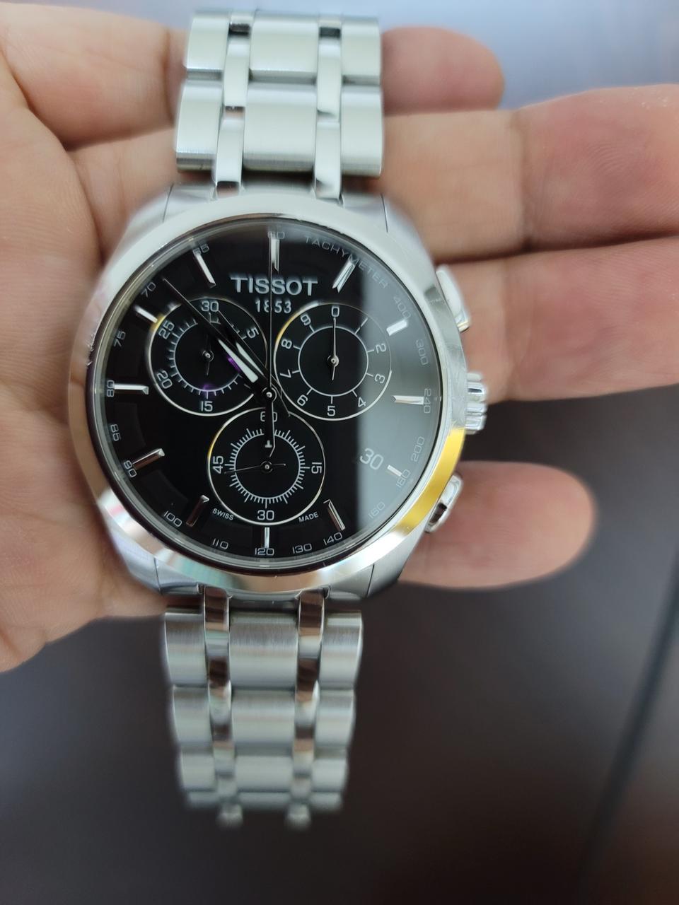 티쏘 꾸뜨리에 크로노 검판