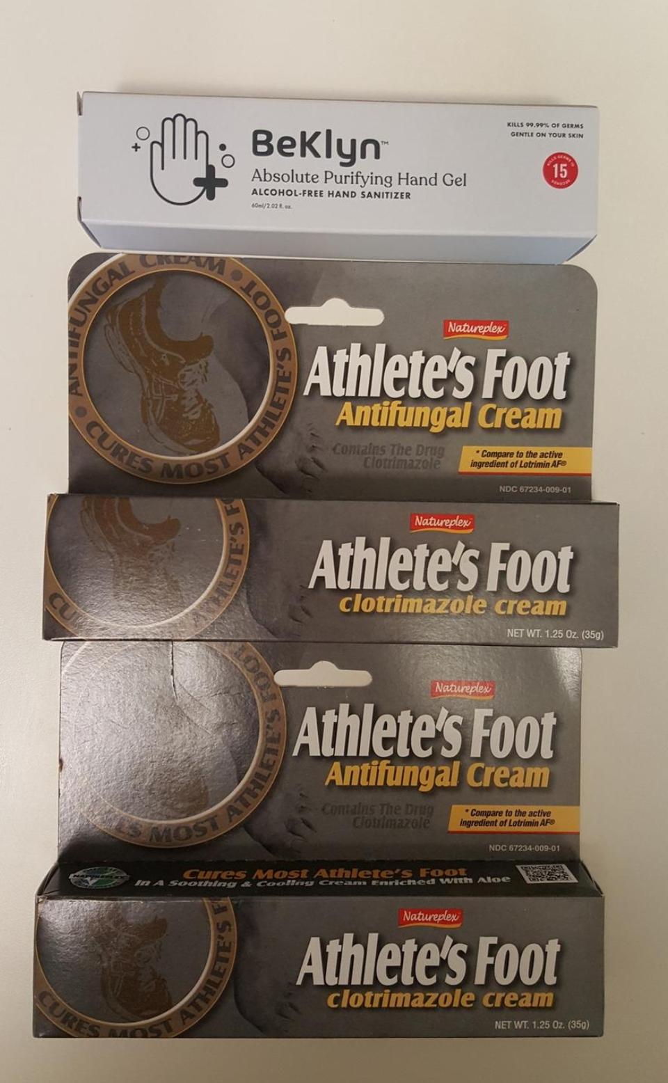 무좀향균크림 2개 & 고급 손소독제 1개 일괄