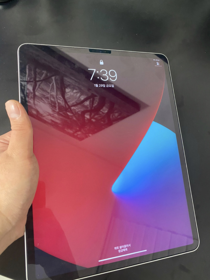 아이패드프로 3세대 실버 12.9인치 256GB (S급) (펜슬+키패드)