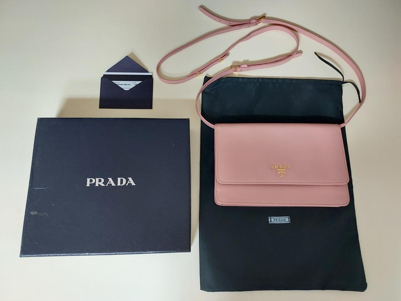 프라다 미니 크로스백 정품