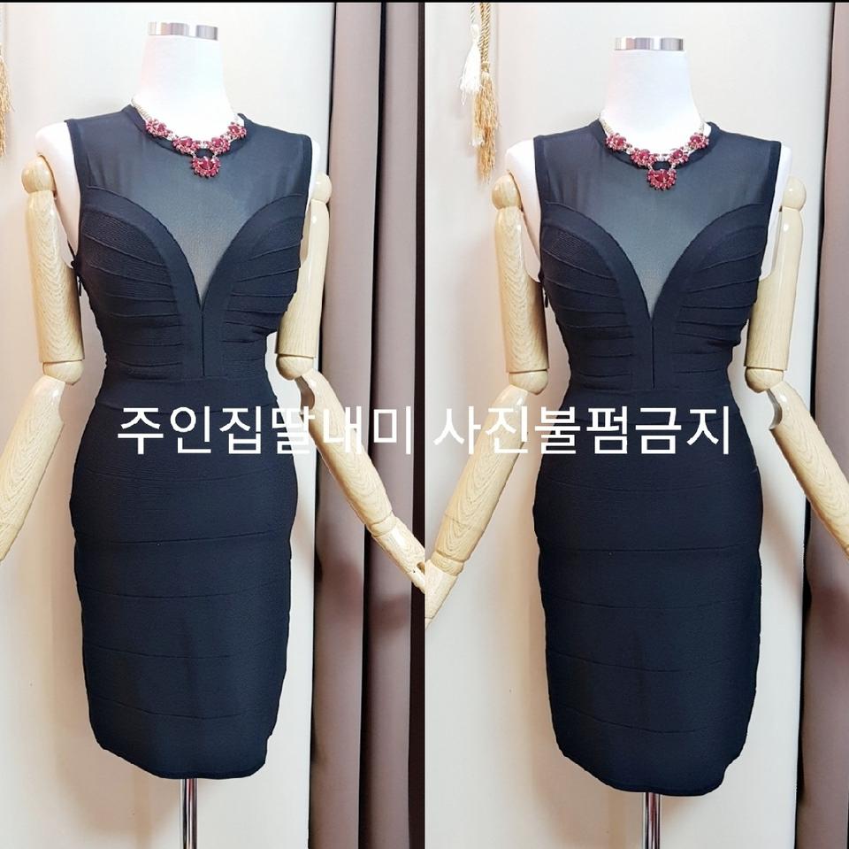 [S]섹시시스루 밴디지드레스 홀복 클럽 파티 무대의상001