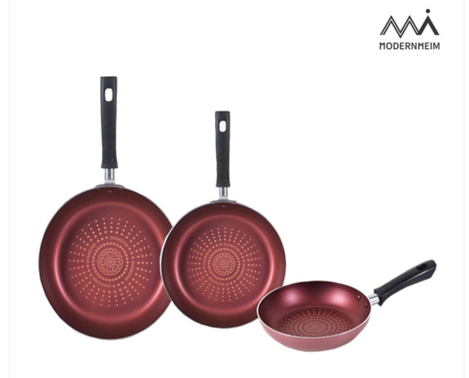 특가 무배/ 모던하임 인덕션겸용 다이아몬드 프라이팬 3종 (국산 제품)