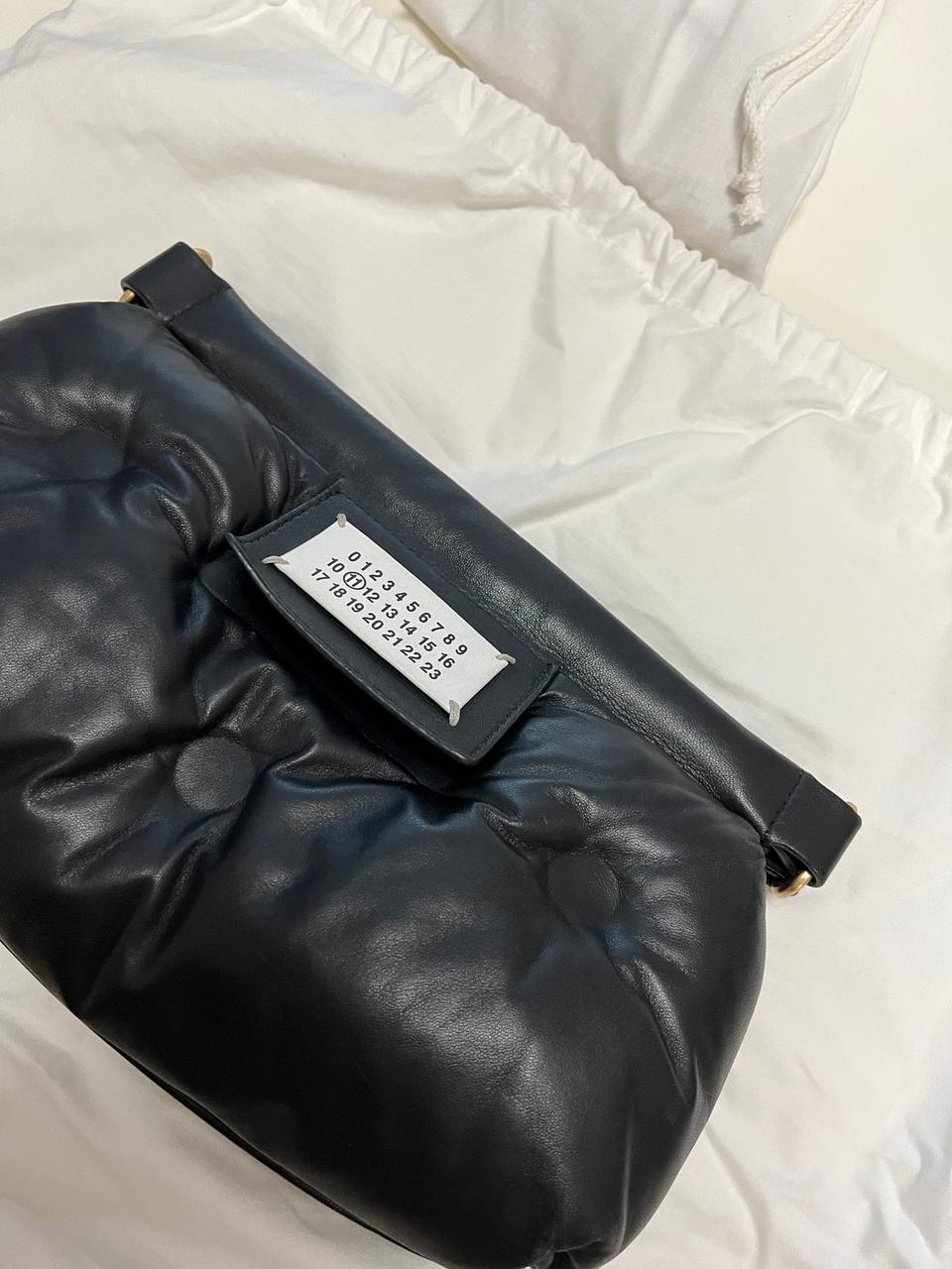 정품) 메종마르지엘라 글램 슬램 체인백 /미니/블랙/금장