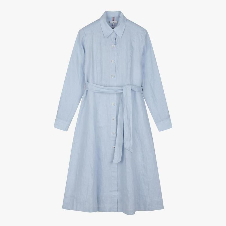 [거의새것/XS] 타미힐피거 셔츠 원피스