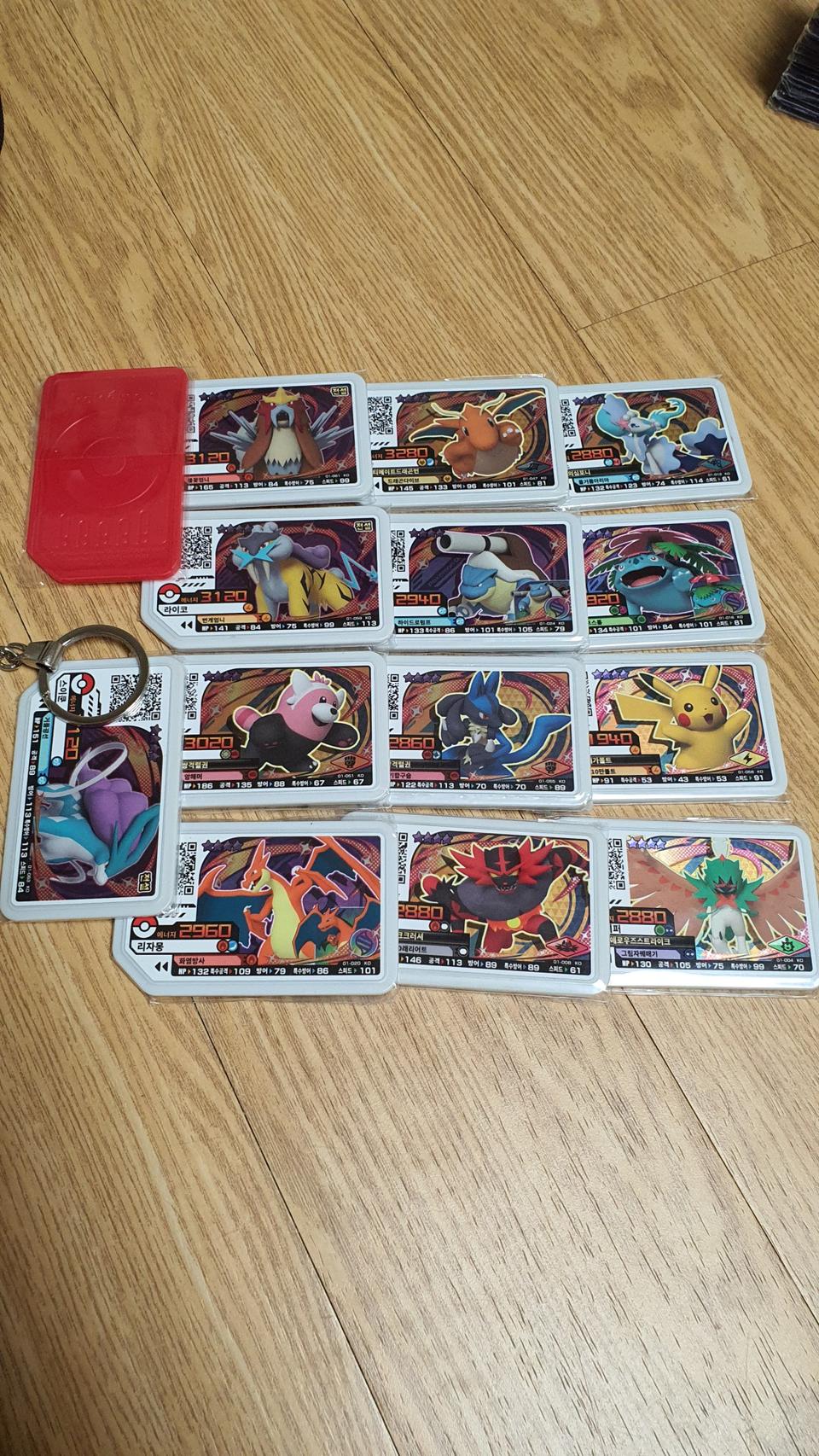 포켓몬가오레 1탄 4성풀셋팔아요