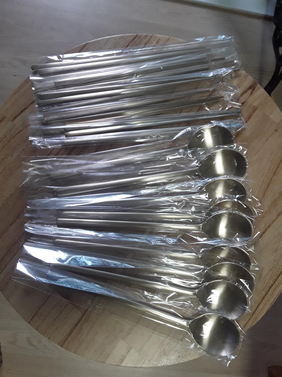 국산  유기 수저 5벌