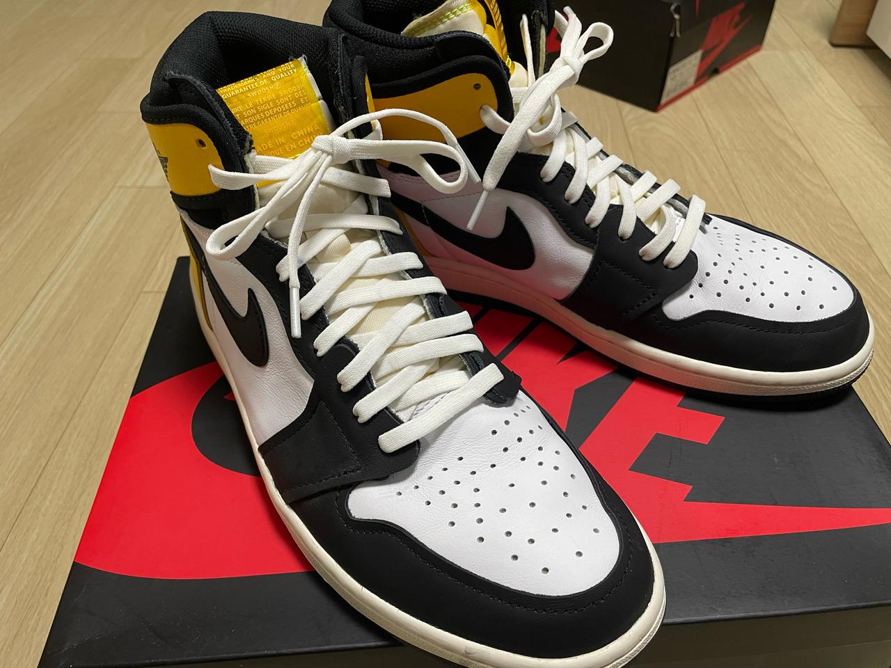 [280]조던 1 하이 OG 볼트 골드