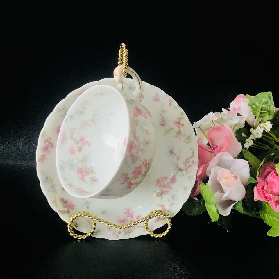 프랑스 하빌랜드 리모지 찻잔 듀오