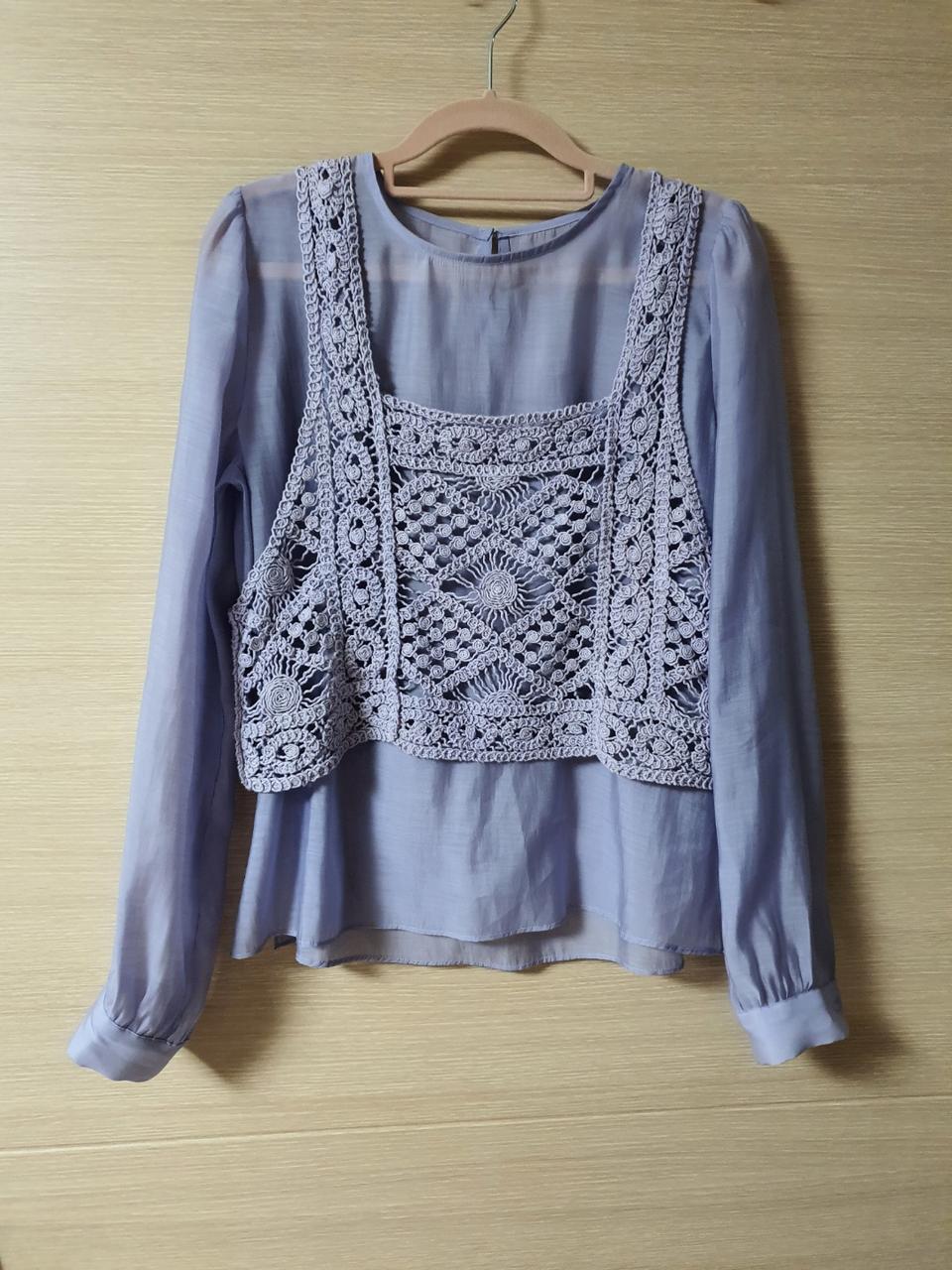 [노랑해바라기님 결제용] 연보라 블라우스