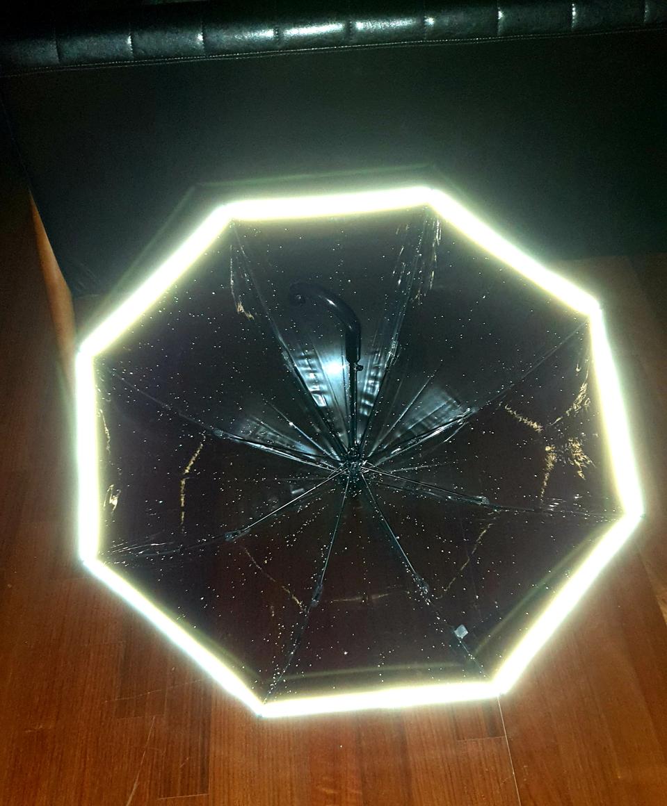 (무료택배)(새상품)UFO 야광투명안전우산(고급형)