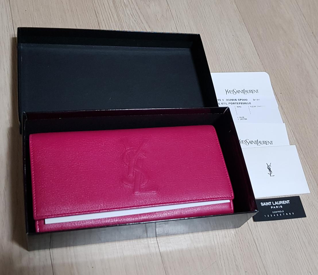 생로랑 장지갑 정품