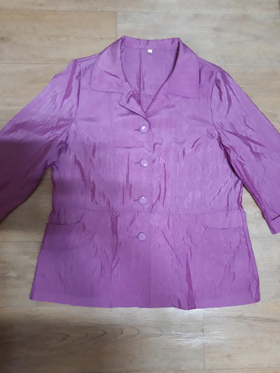 (새제품)바이올렛핑크 점퍼 자켓