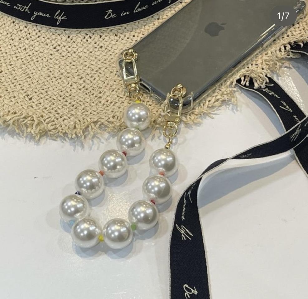 진주 핸드폰 스트랩