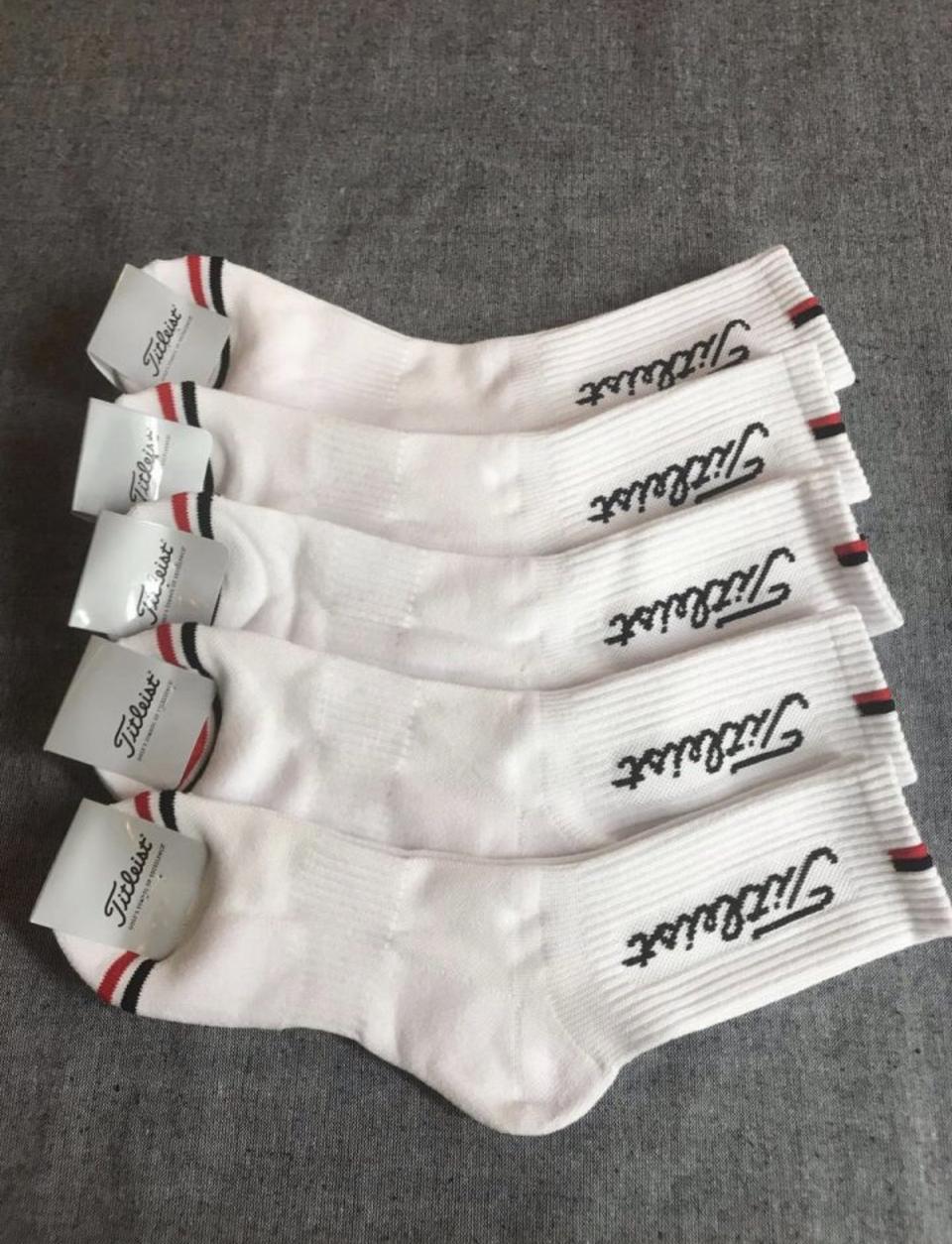 여성 골프 양말 5족