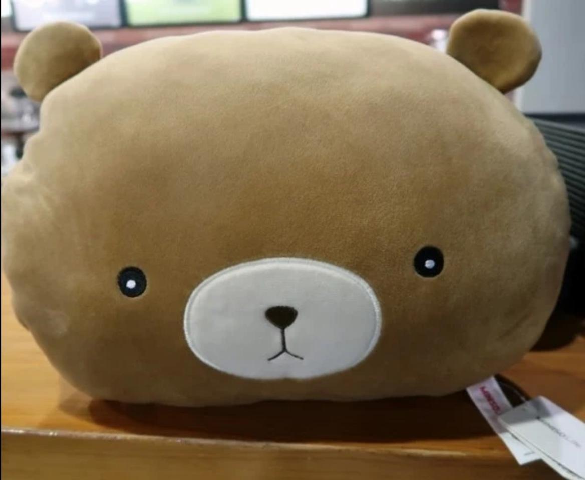 미니소 곰돌이 쿠션