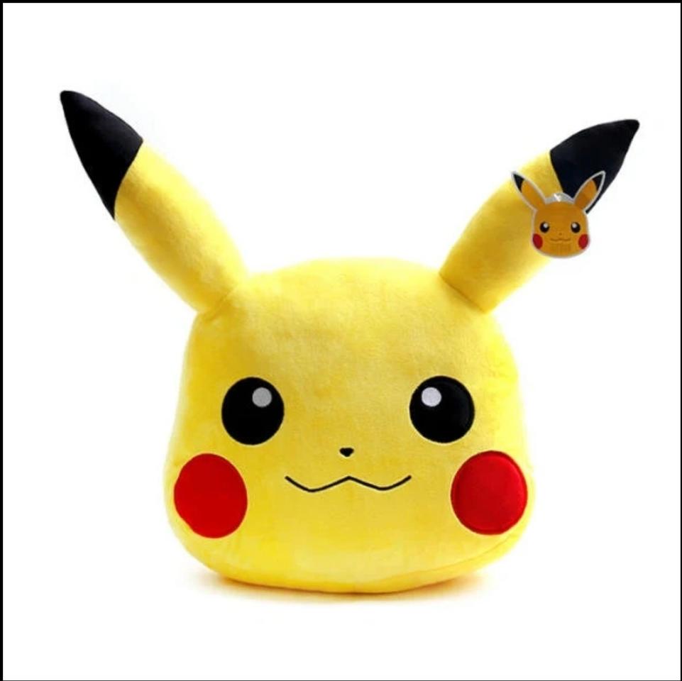 포켓몬스터 피카츄 얼굴쿠션 50cm 인형쿠션 얼굴인형