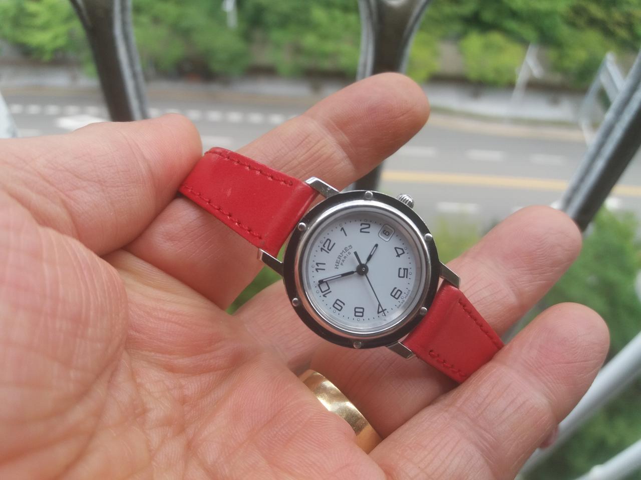 정품-에르메스-클리퍼-스위스제-여성용 명품시계-특A급-신품급