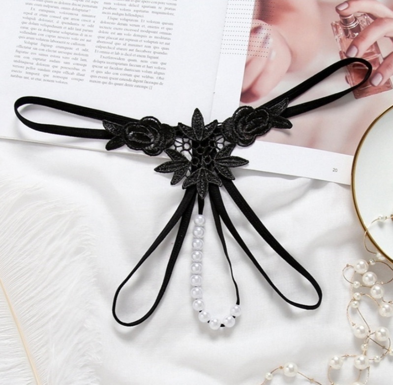 섹시 진주구슬 갈라팬티 이벤트 기념일 란제리 코스튬