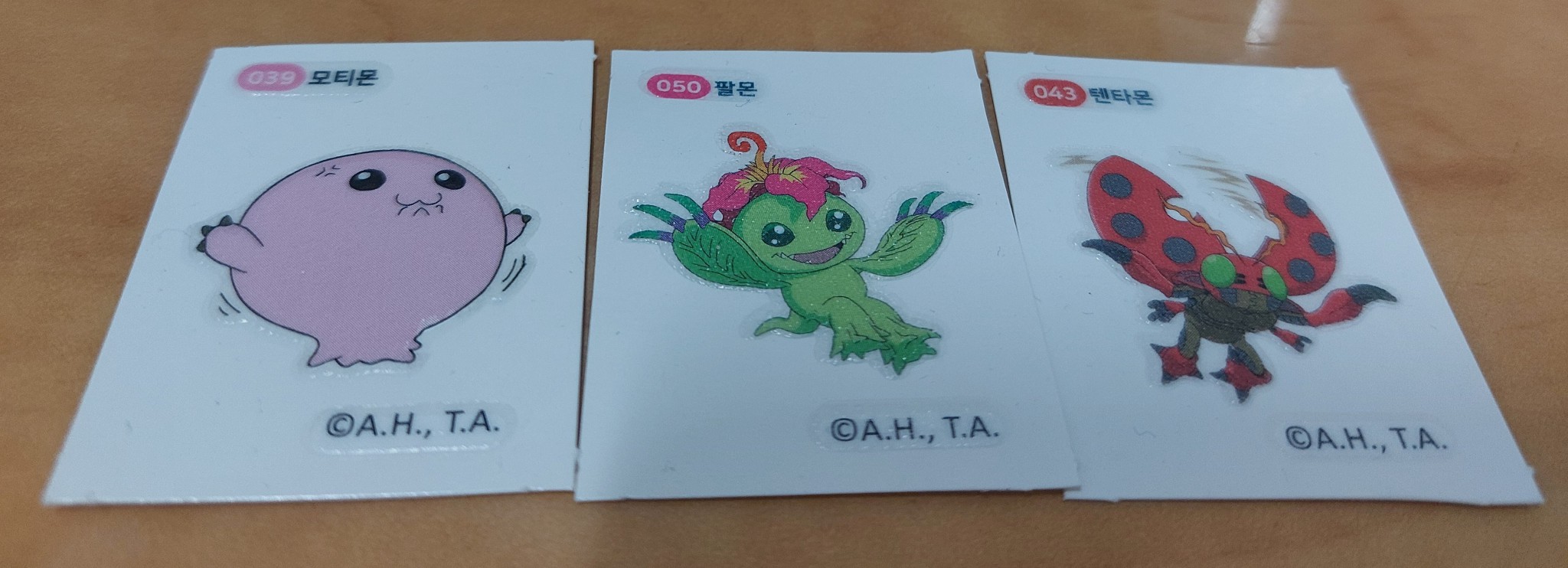 디지몬 띠부씰 모티몬 텐타몬