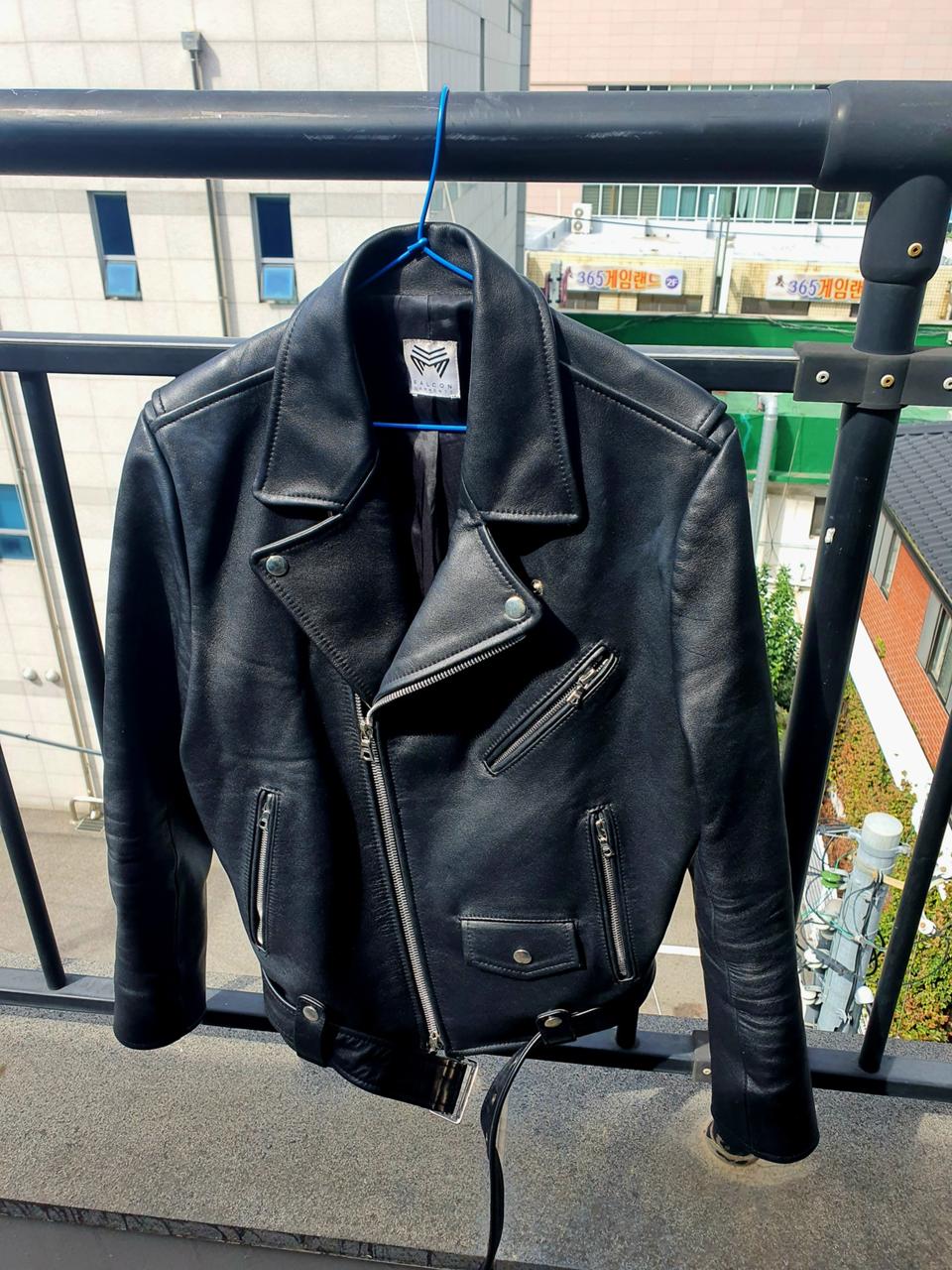 95  FALCON garments 램스킨 라이더자켓