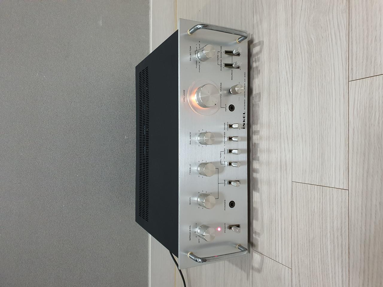 인켈 명기 AK-650 인티엠프 === 개조및 풀 오버홀버젼