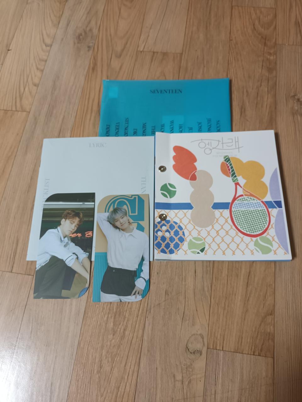 세븐틴 헹가래 앨범 책갈피 2개