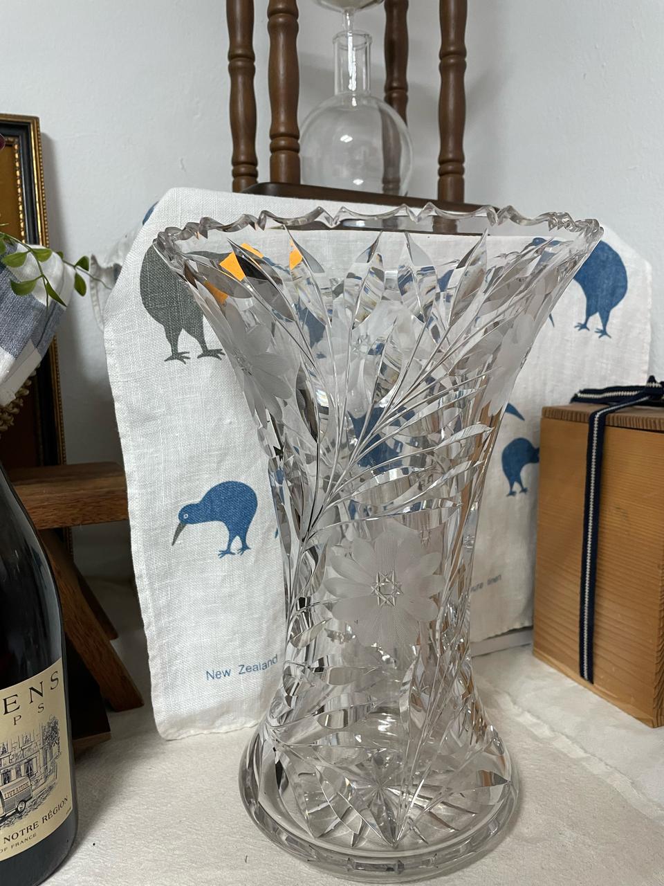 폴란드산 크리스탈 화병