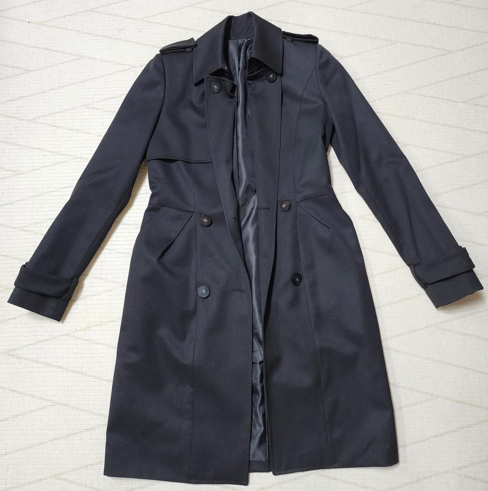검정색 롱 트렌치 코트, 55