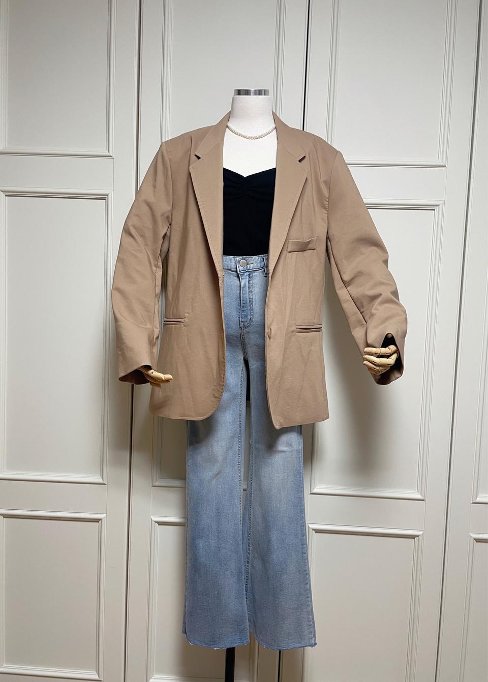 오버핏 자켓(새상품)박시핏자켓