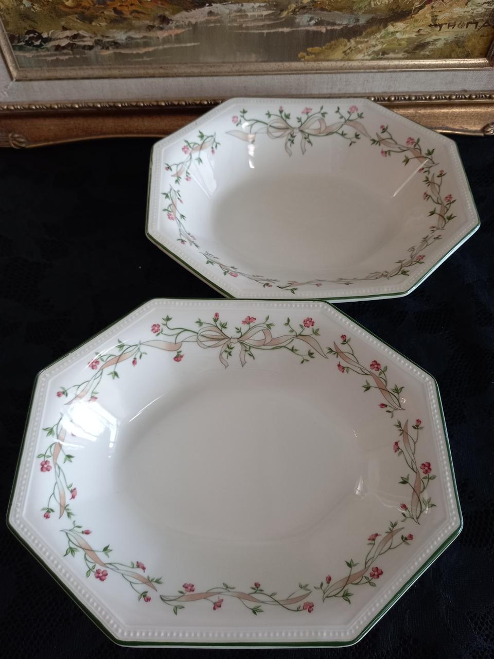 영국 존슨브로스 리봉 오벌접시