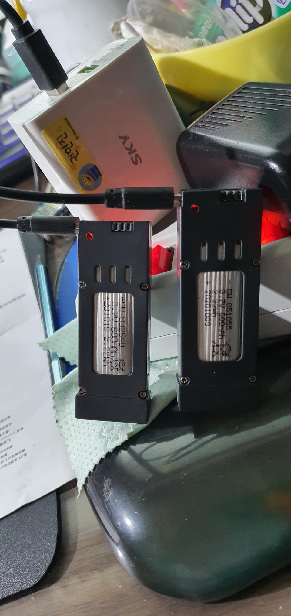 3.7V 600mah 드론 밧데리  1만원
